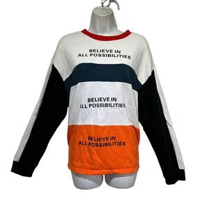 Dubgee By Whoopi Goldberg Women's All Possibilities Sweatshirt Size S